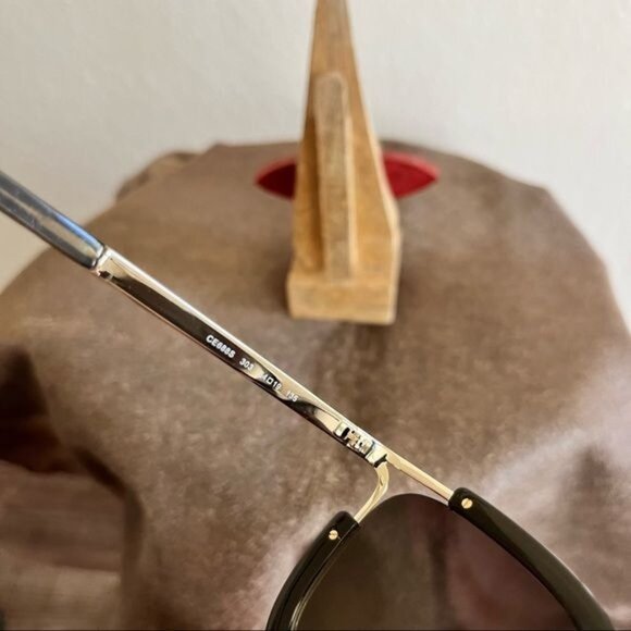 CHLOE Jayme Cut Out Round Rimmed Metal Sunglasses main image 7